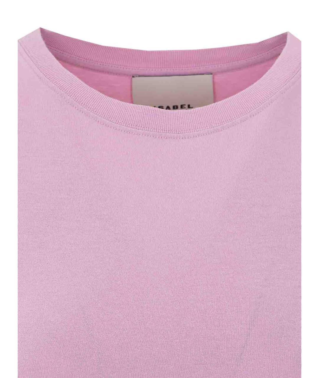 ISABEL MARANT Розовое хлопковое повседневное платье, фото 4