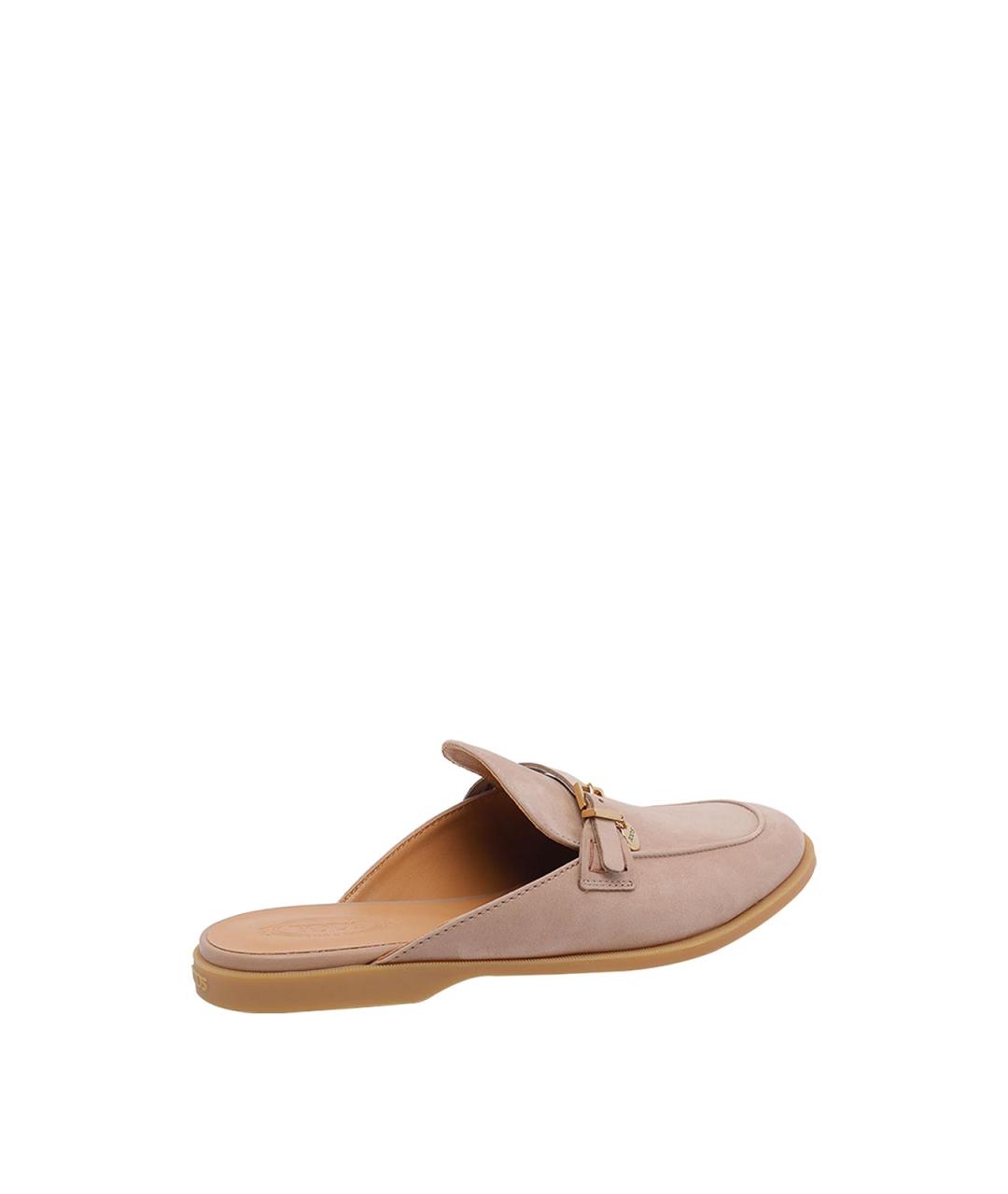 TOD'S Розовые кожаные лоферы, фото 3