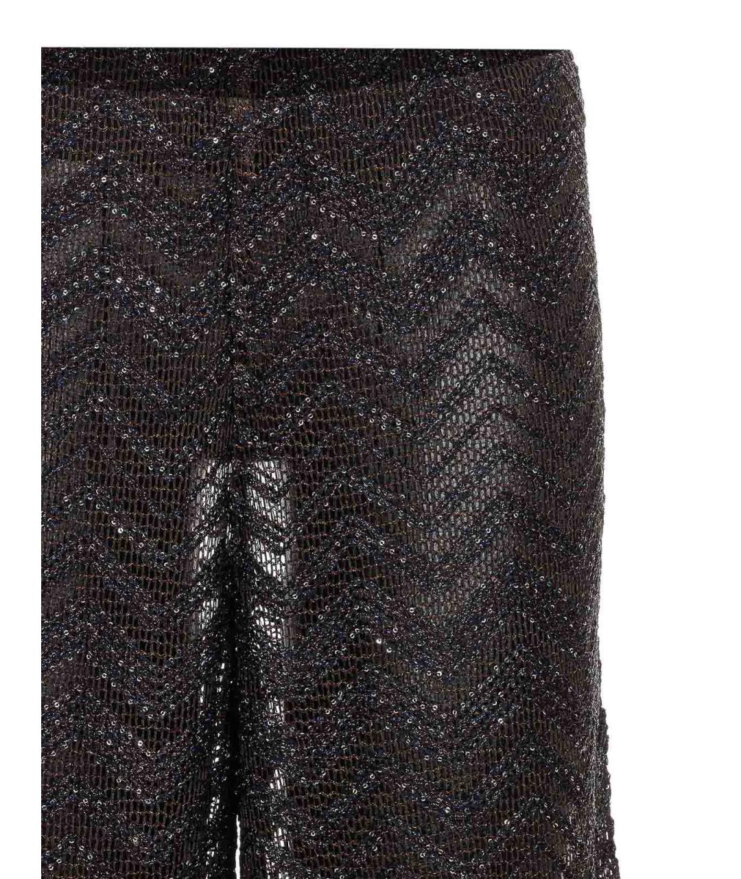 MISSONI Коричневые вискозные брюки широкие, фото 4