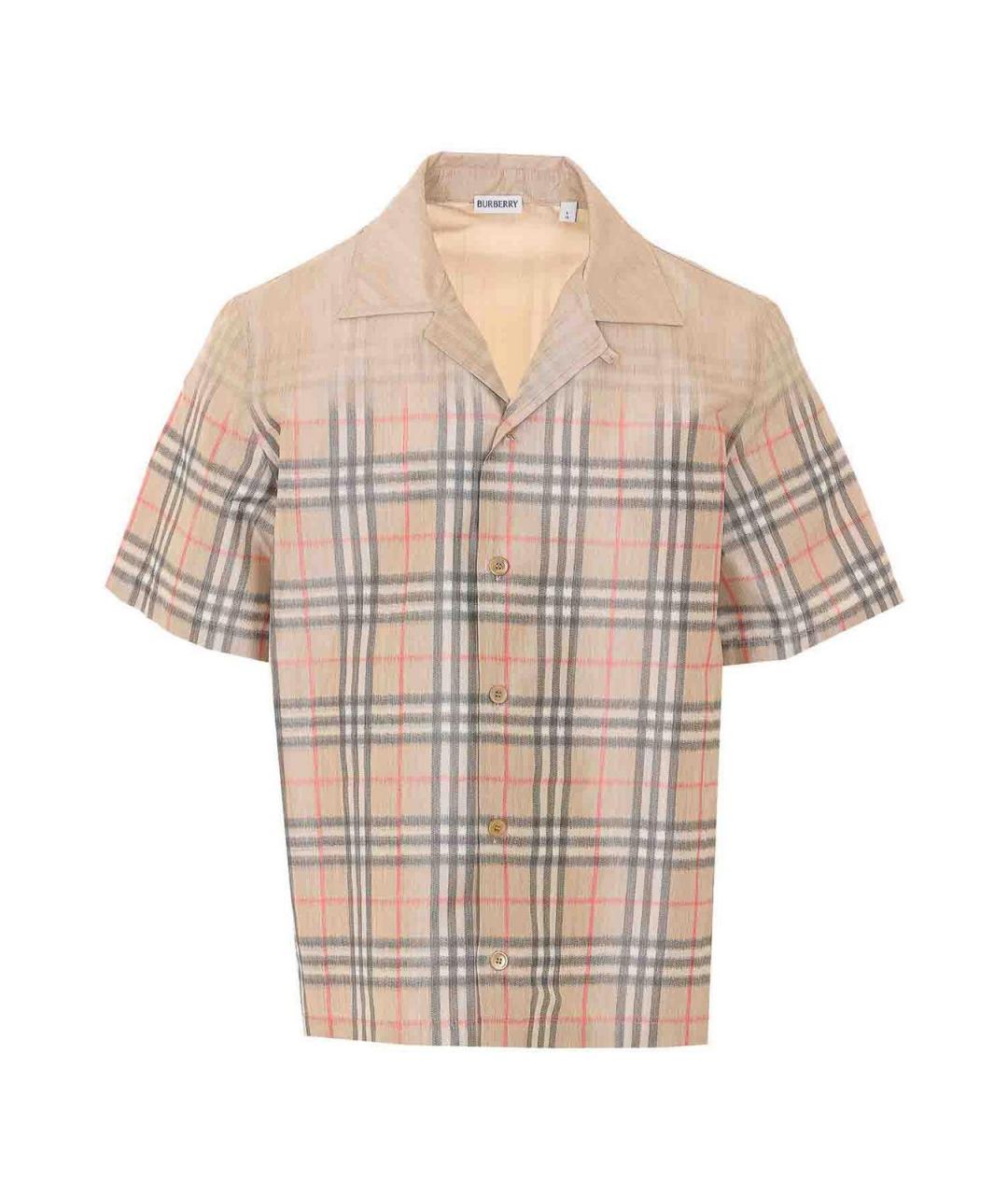 BURBERRY Бежевая кэжуал рубашка, фото 1