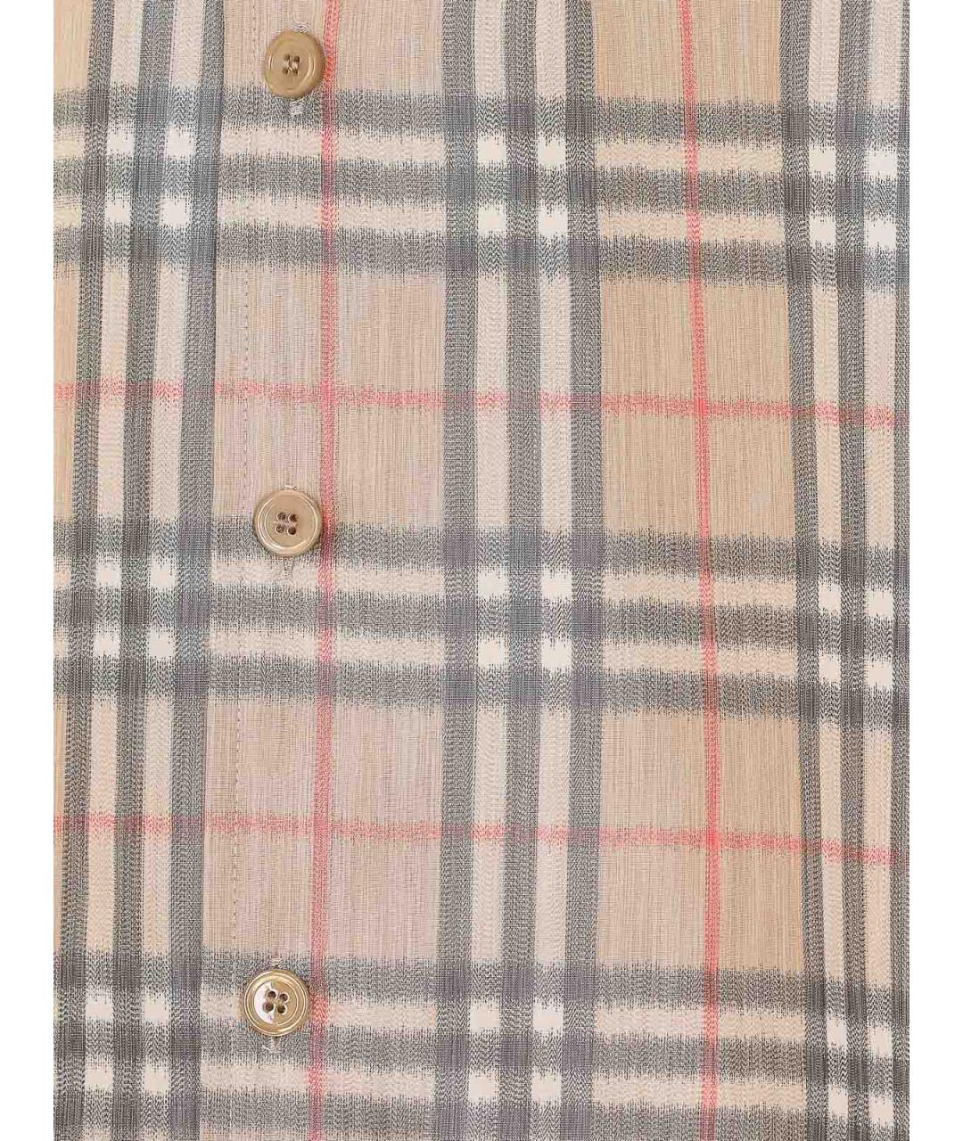 BURBERRY Бежевая кэжуал рубашка, фото 3