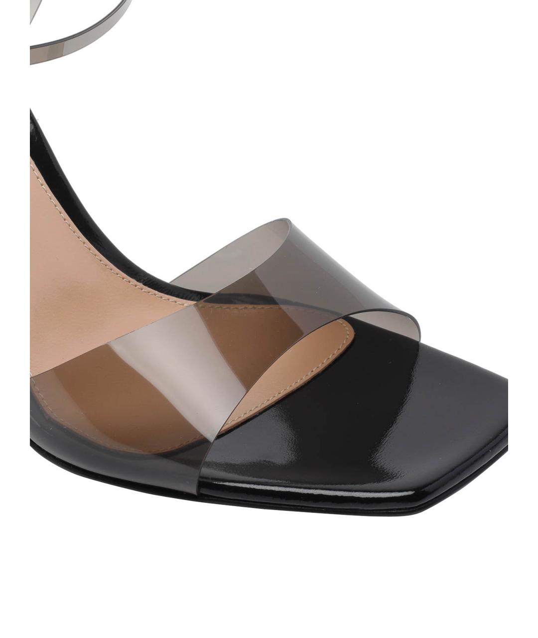 GIANVITO ROSSI Серые резиновые босоножки, фото 4