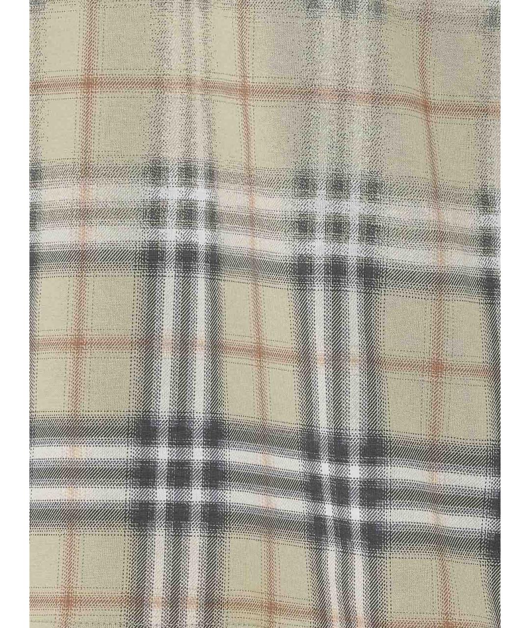 BURBERRY Зеленая хлопковая футболка, фото 3