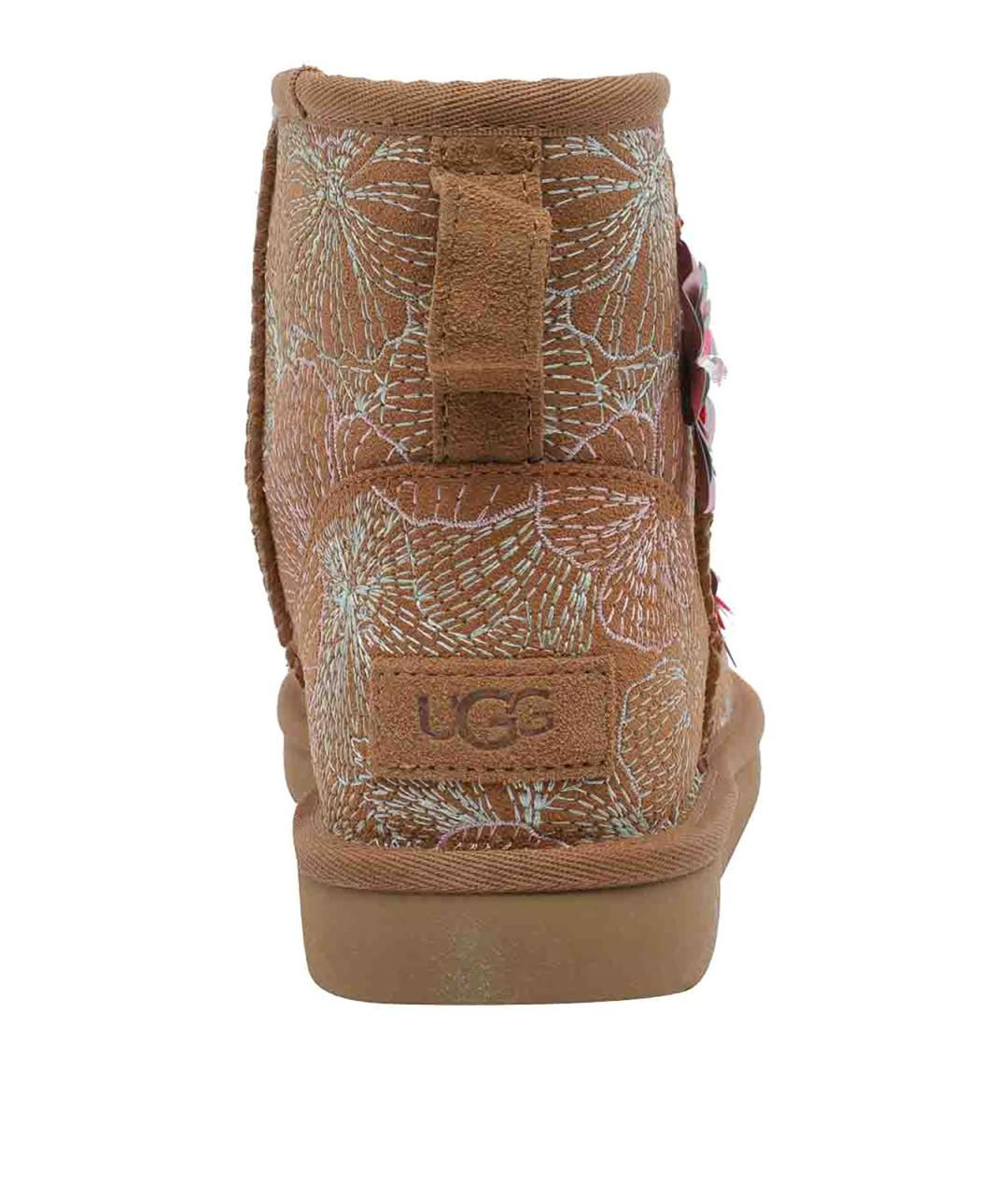 UGG Коричневые замшевые ботинки, фото 4
