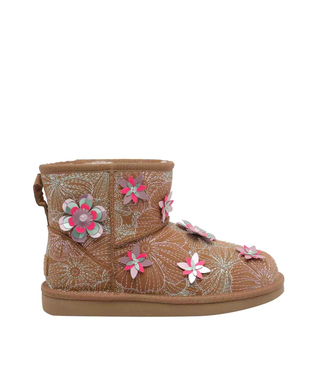 UGG Коричневые замшевые ботинки, фото 1