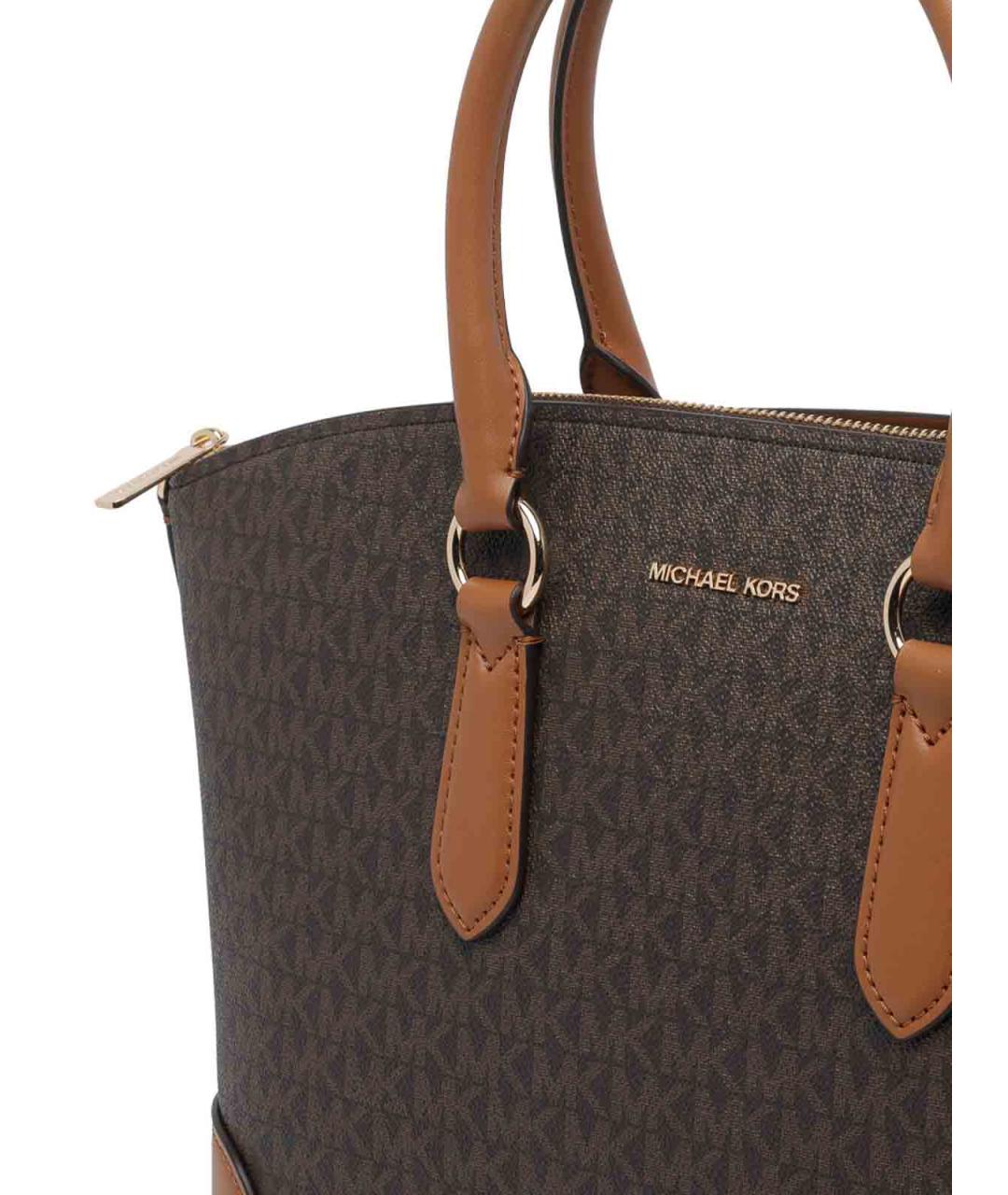 MICHAEL MICHAEL KORS Коричневая сумка тоут, фото 4