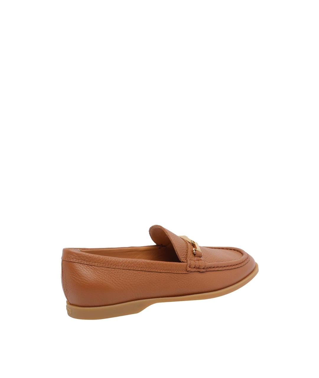 TOD'S Коричневые резиновые лоферы, фото 3