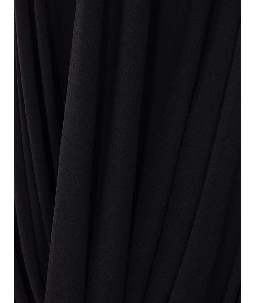 MM6 MAISON MARGIELA Черное полиэстеровое повседневное платье, фото 3