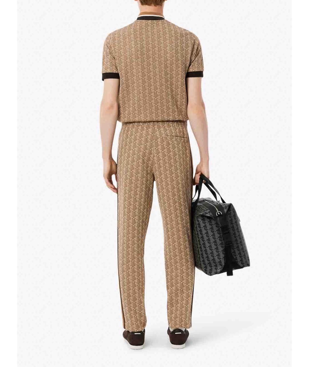 LACOSTE Бежевый полиэстеровый спортивный костюм, фото 4
