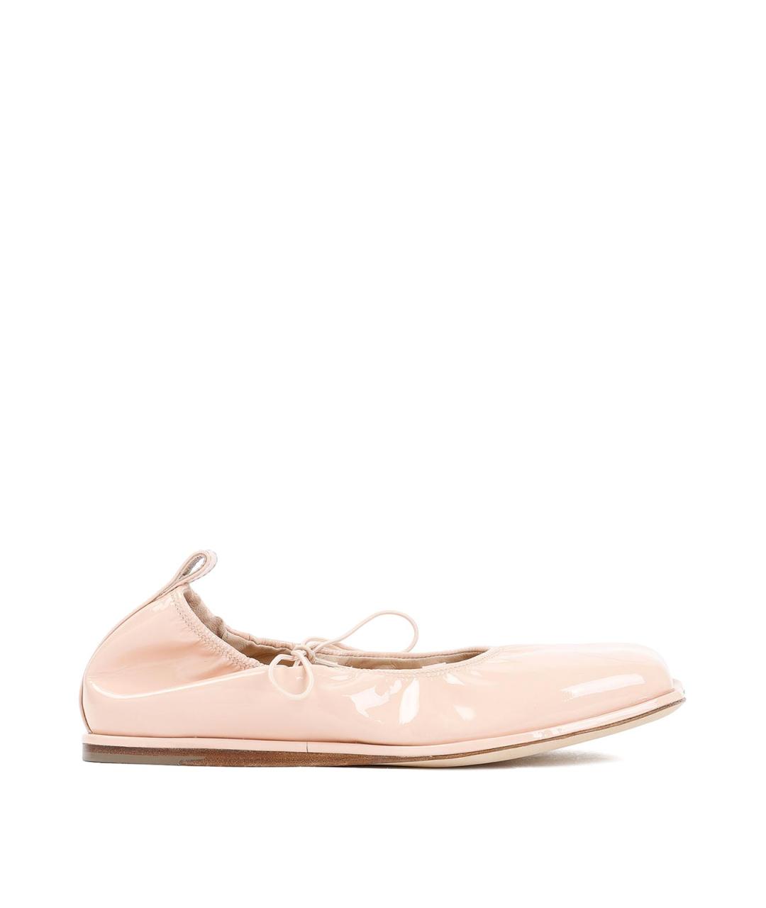 SIMONE ROCHA Розовые кожаные балетки, фото 1