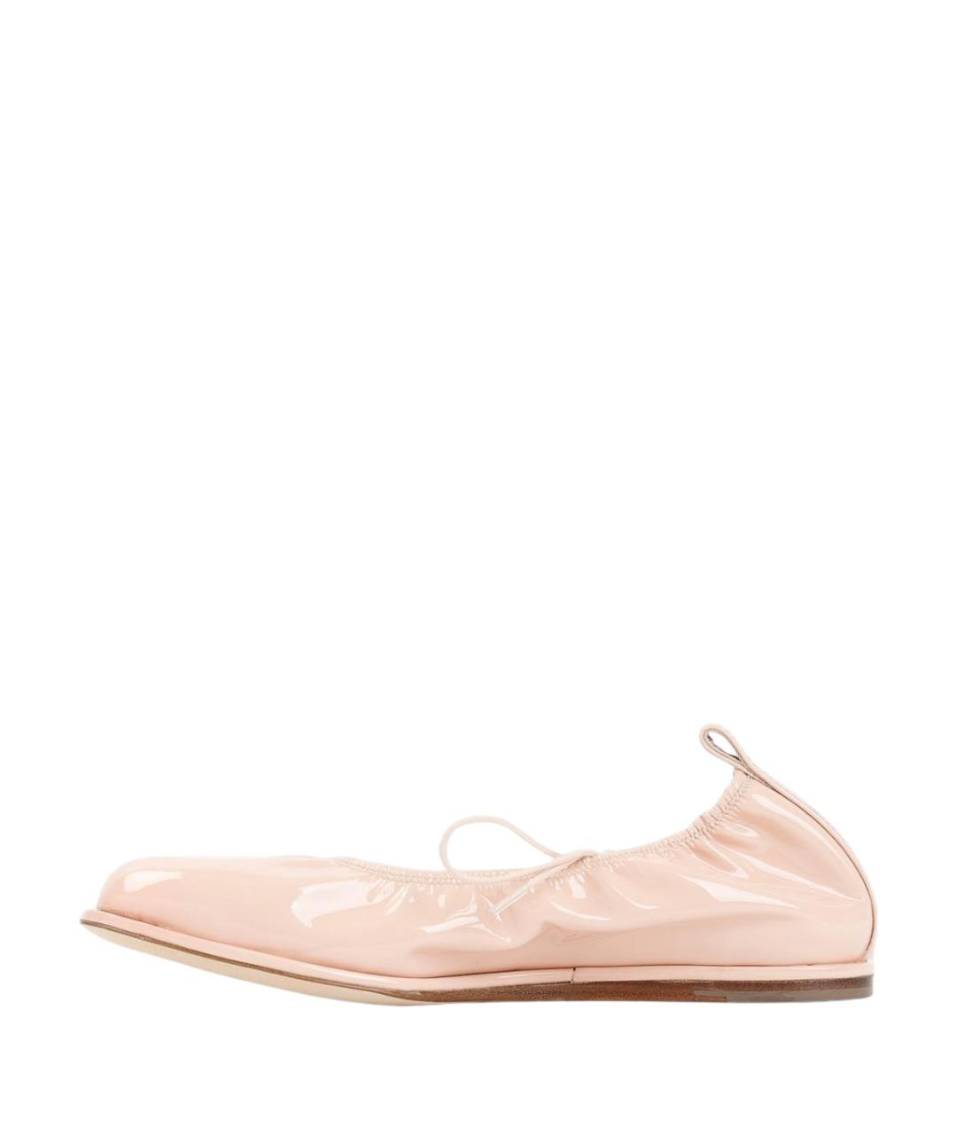 SIMONE ROCHA Розовые кожаные балетки, фото 2