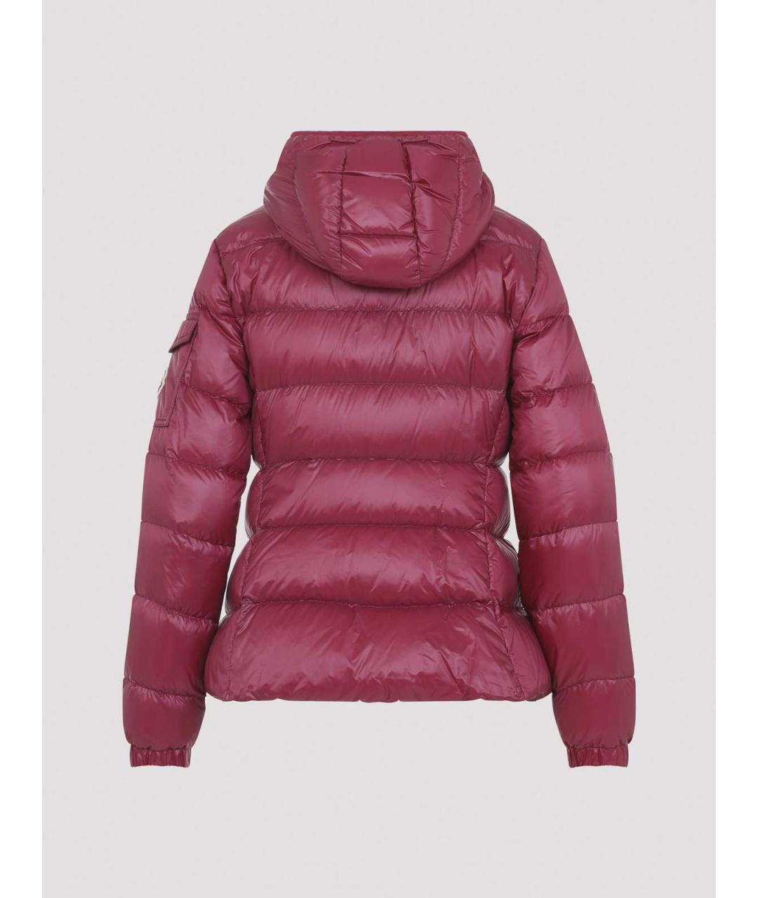 MONCLER Красная полиамидовая куртка, фото 2