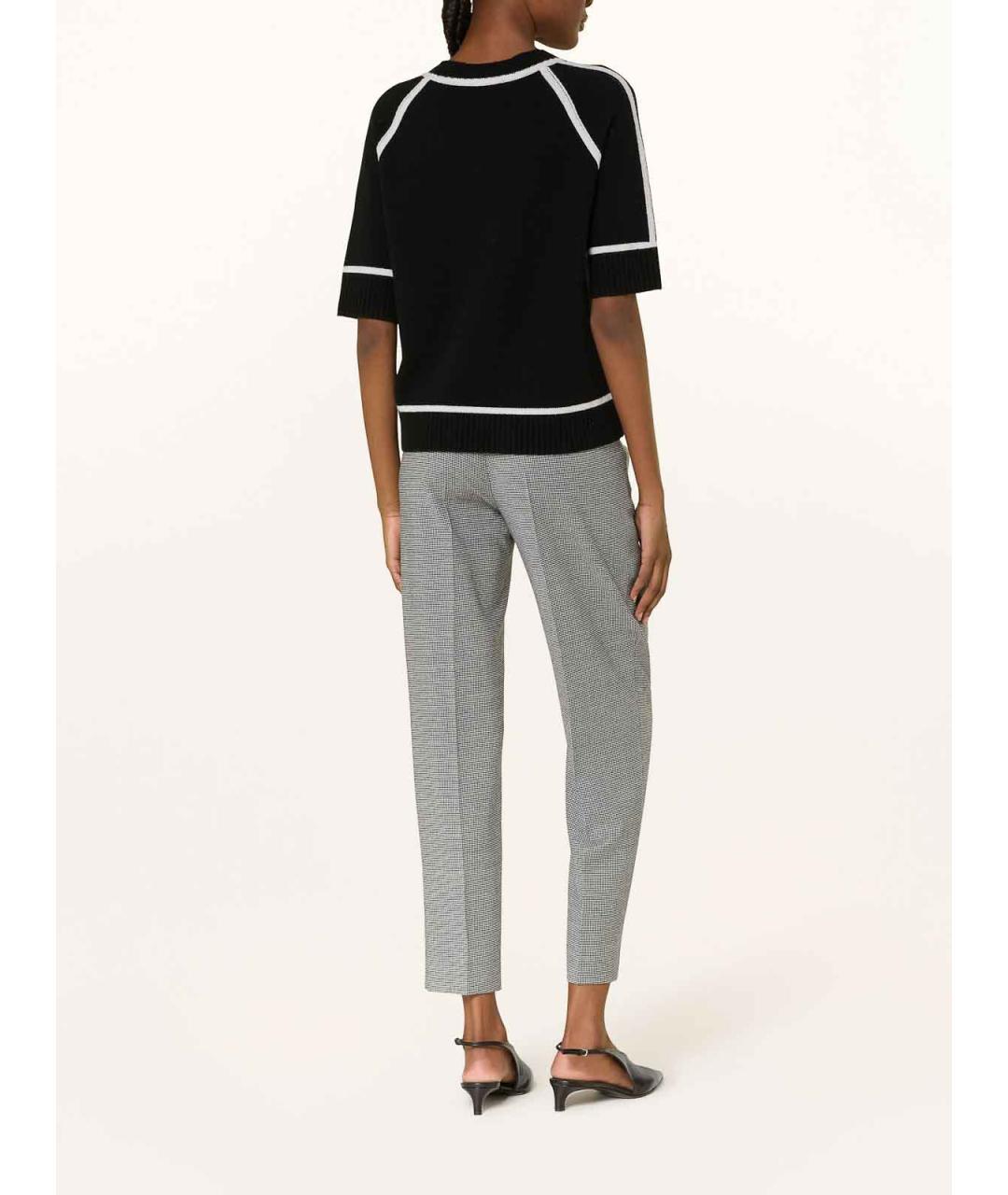 MAX MARA STUDIO Белые шерстяные брюки широкие, фото 3