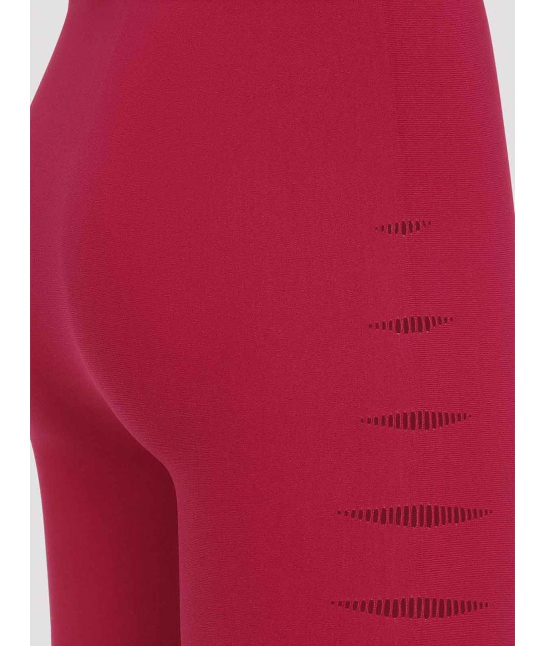 WOLFORD Красные полиамидовые леггинсы и велосипедки, фото 3