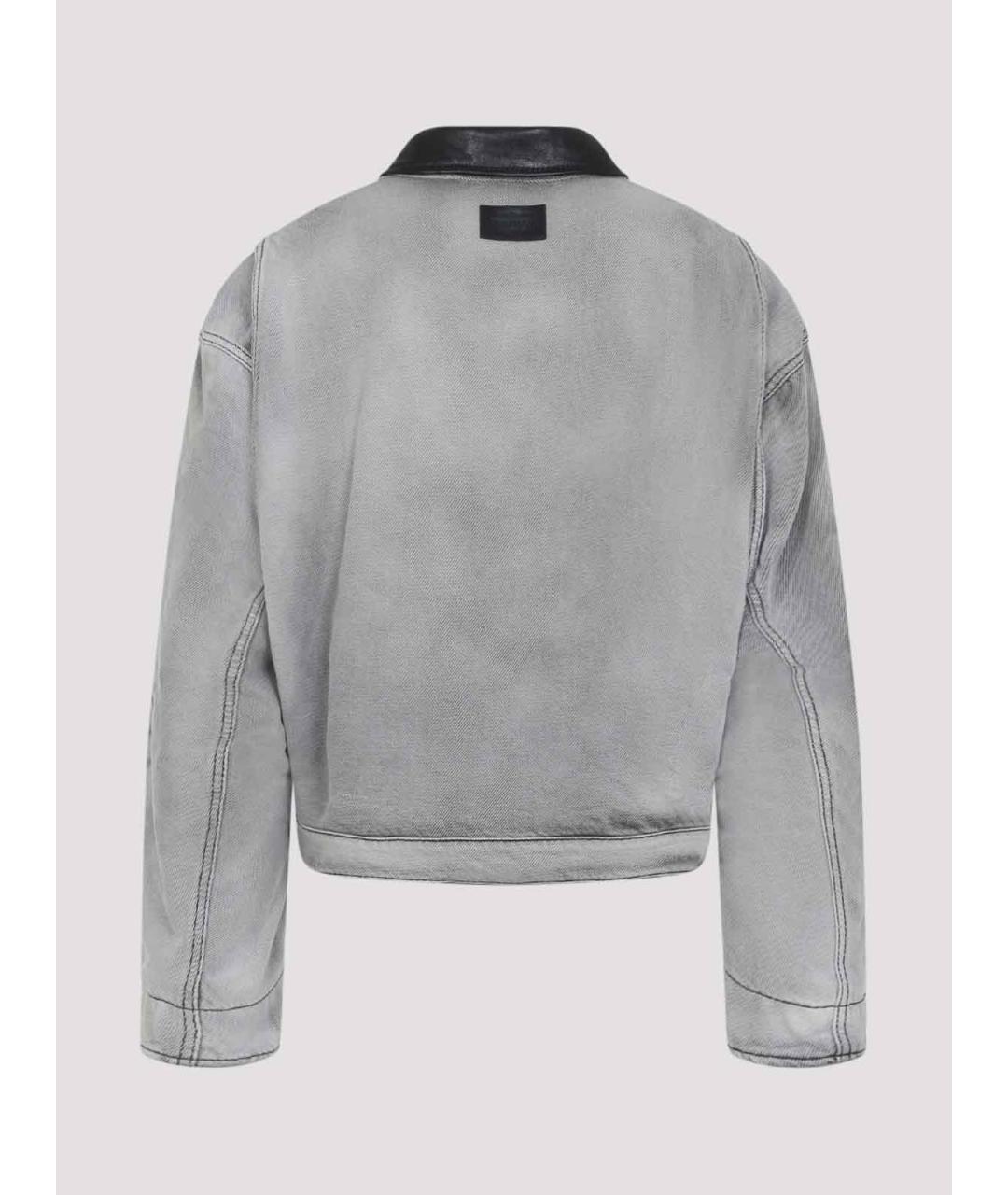 ACNE STUDIOS Серая хлопковая куртка, фото 2