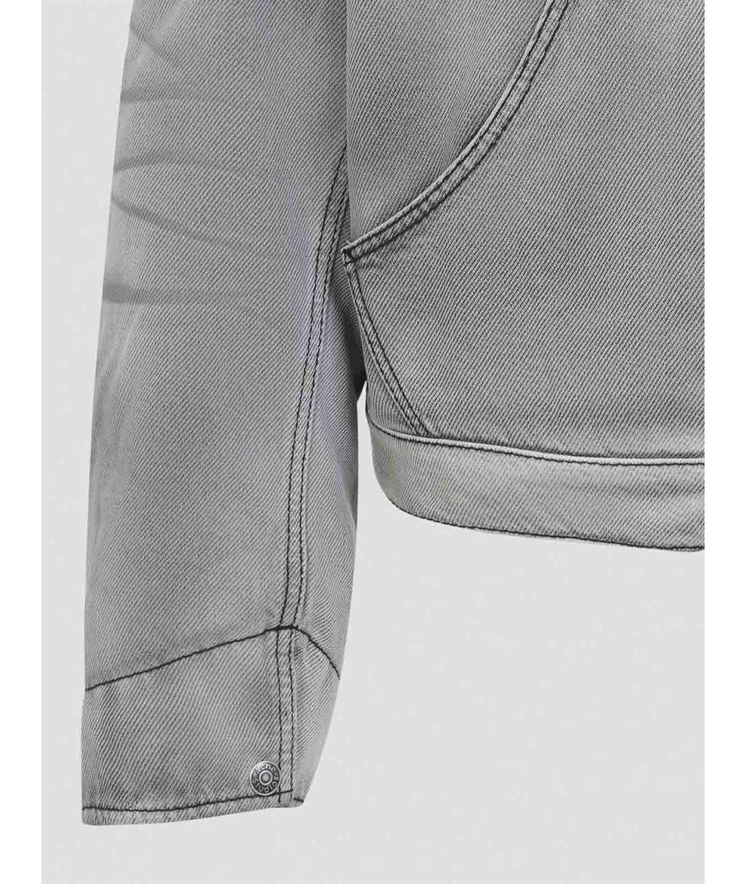 ACNE STUDIOS Серая хлопковая куртка, фото 3