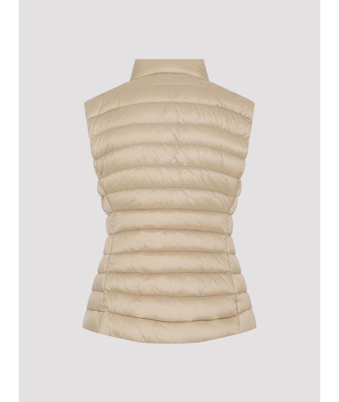 MONCLER Бежевая полиамидовая жилетка, фото 2