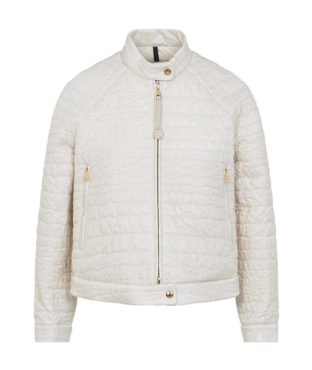 MONCLER Бежевая полиамидовая куртка, фото 1