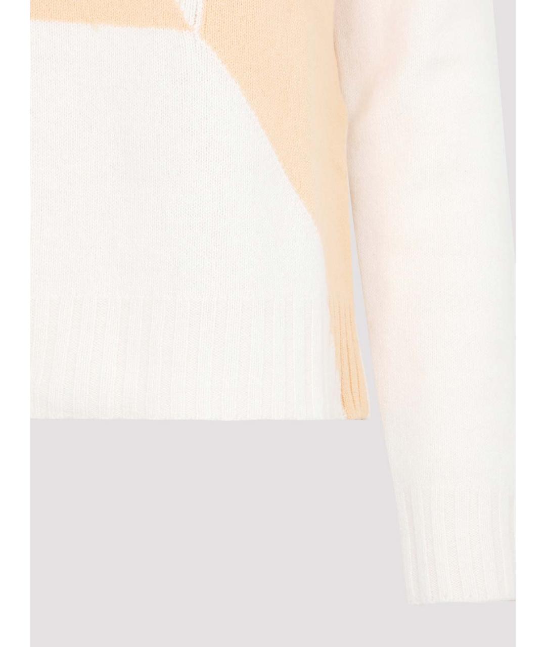 JIL SANDER Оранжевый шерстяной джемпер / свитер, фото 3
