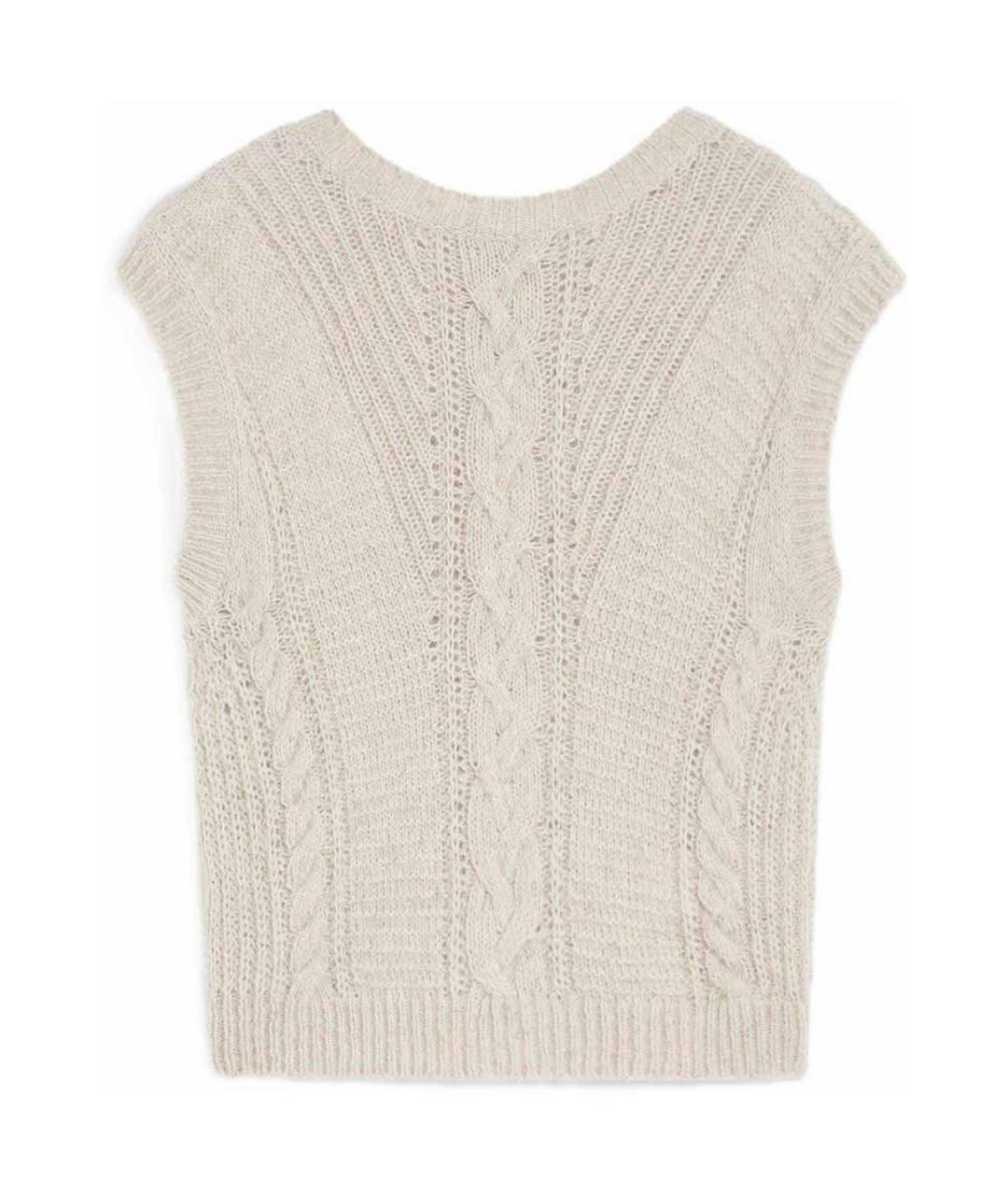 MAX MARA STUDIO Бежевая жилетка, фото 1