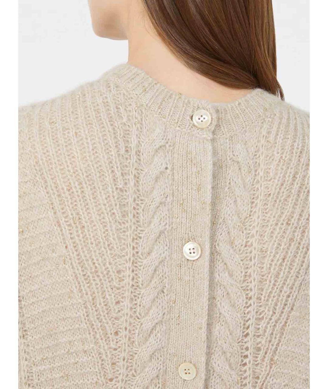 MAX MARA STUDIO Бежевая жилетка, фото 5