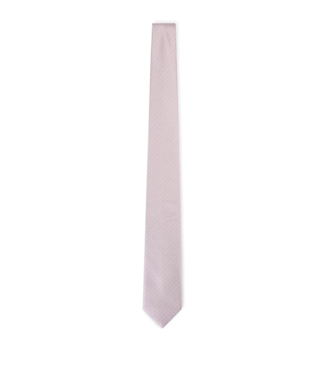 BRIONI Розовый тканевый галстук, фото 1