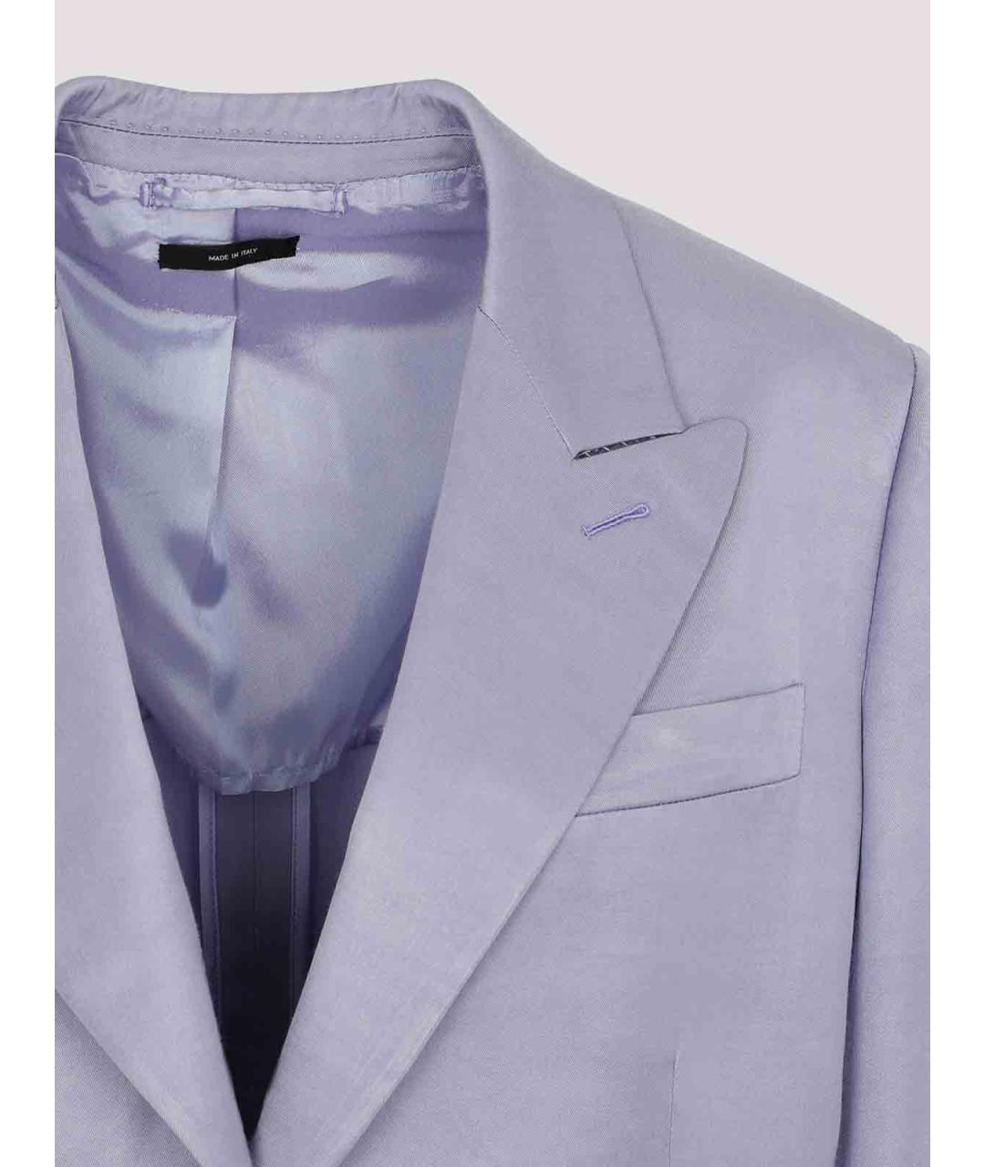 TOM FORD Фиолетовый вискозный жакет/пиджак, фото 4