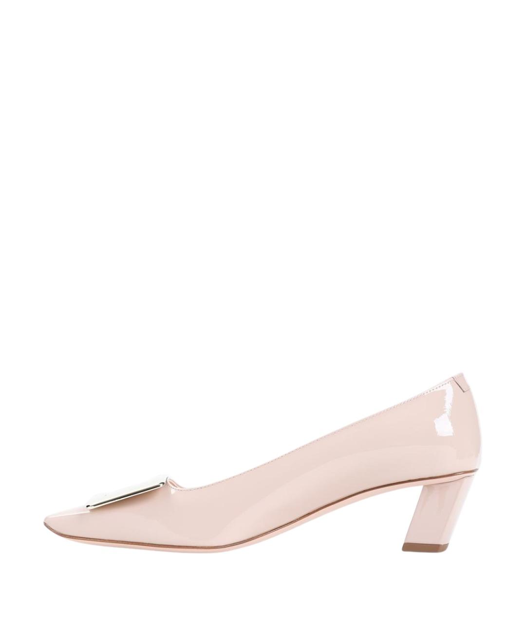 ROGER VIVIER Розовые кожаные туфли, фото 2