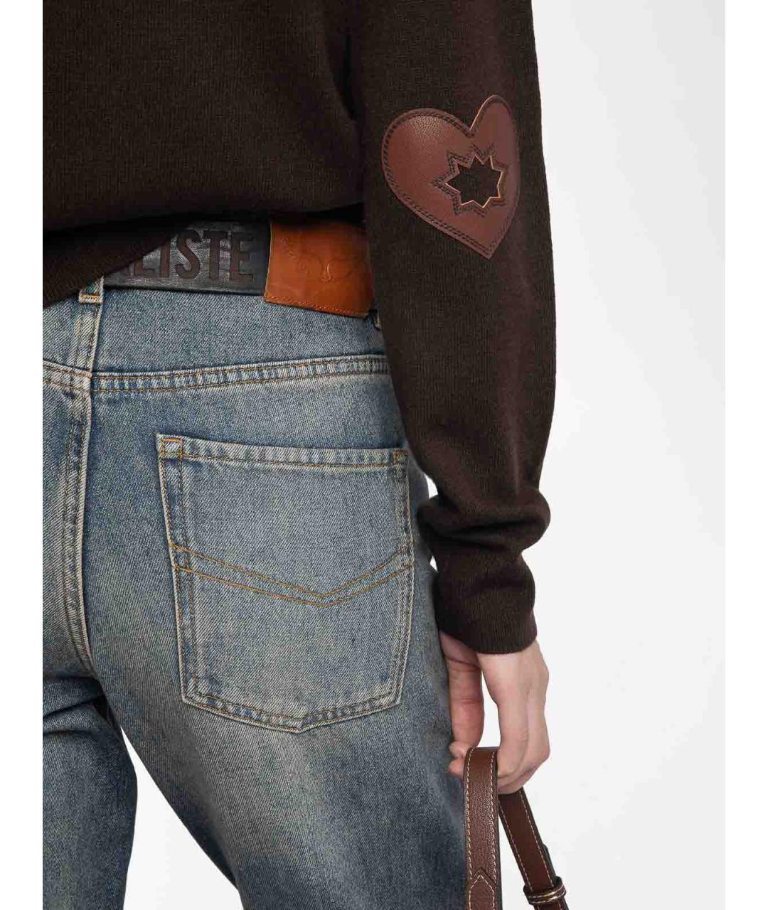 ZADIG & VOLTAIRE Коричневый хлопковый джемпер / свитер, фото 5