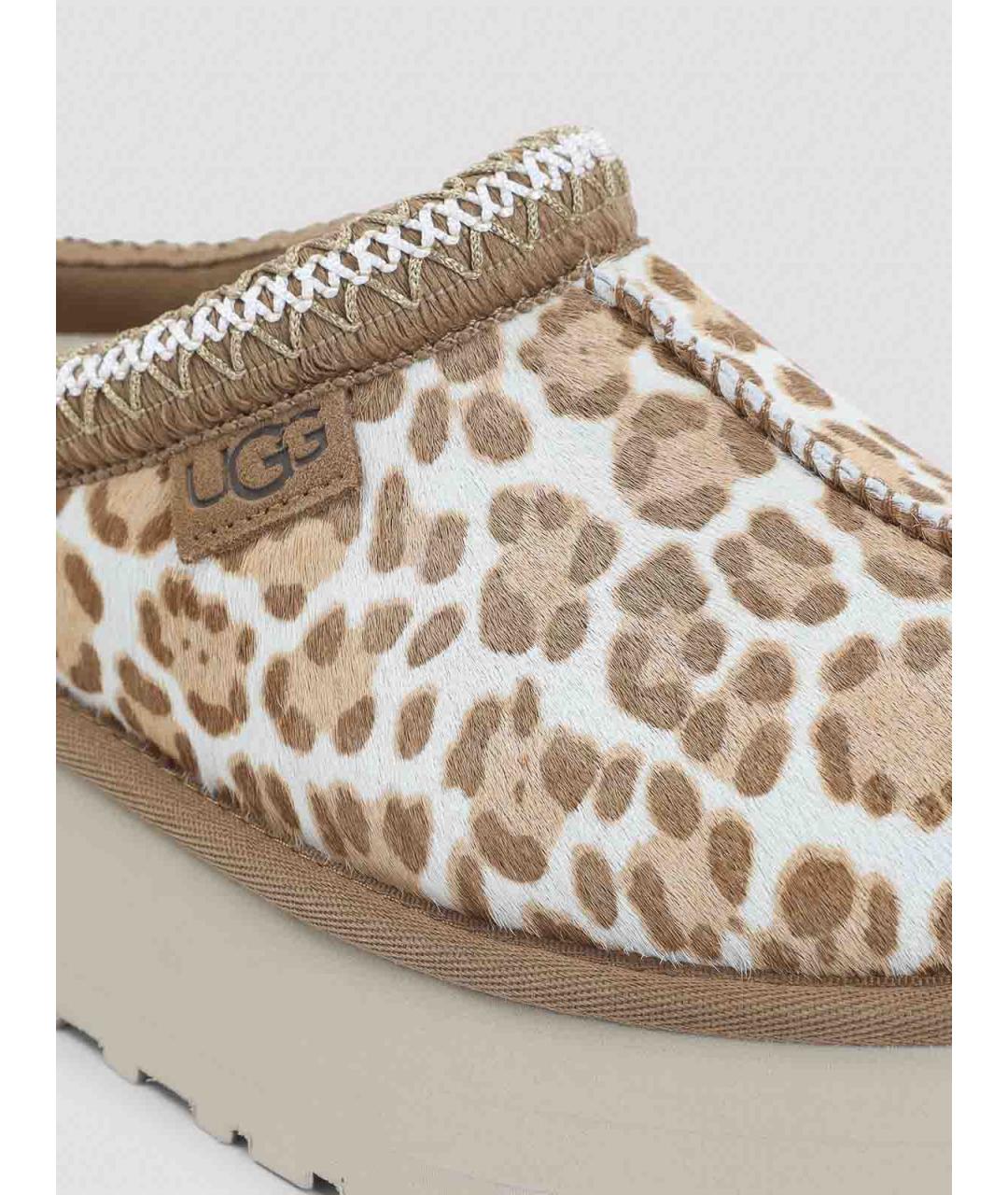 UGG Коричневые кожаные лоферы, фото 4
