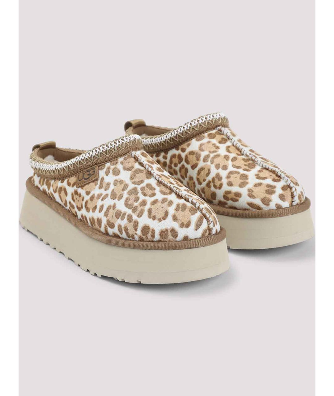 UGG Коричневые кожаные лоферы, фото 3