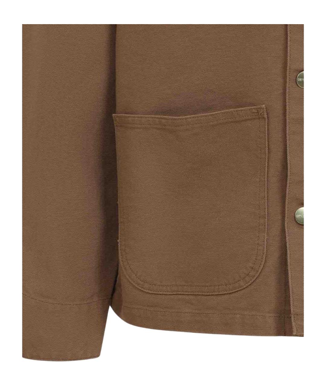 CARHARTT Коричневая хлопковая куртка, фото 3