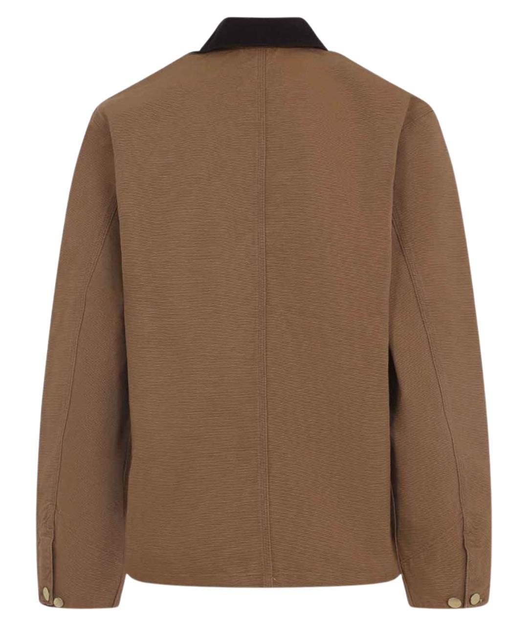CARHARTT Коричневая хлопковая куртка, фото 2