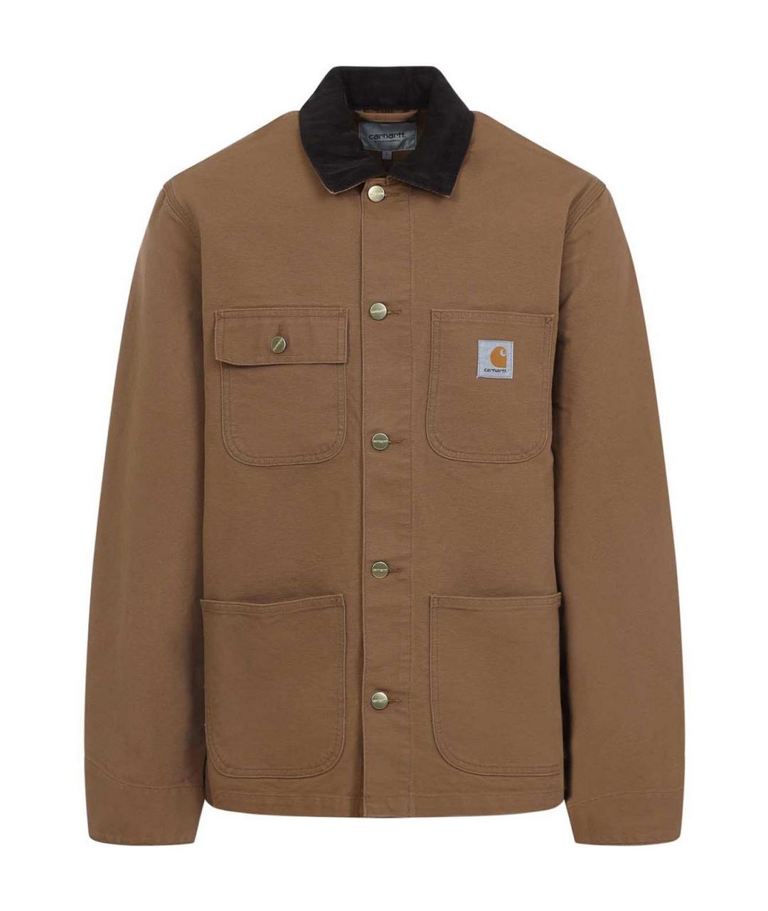 CARHARTT Коричневая хлопковая куртка, фото 1