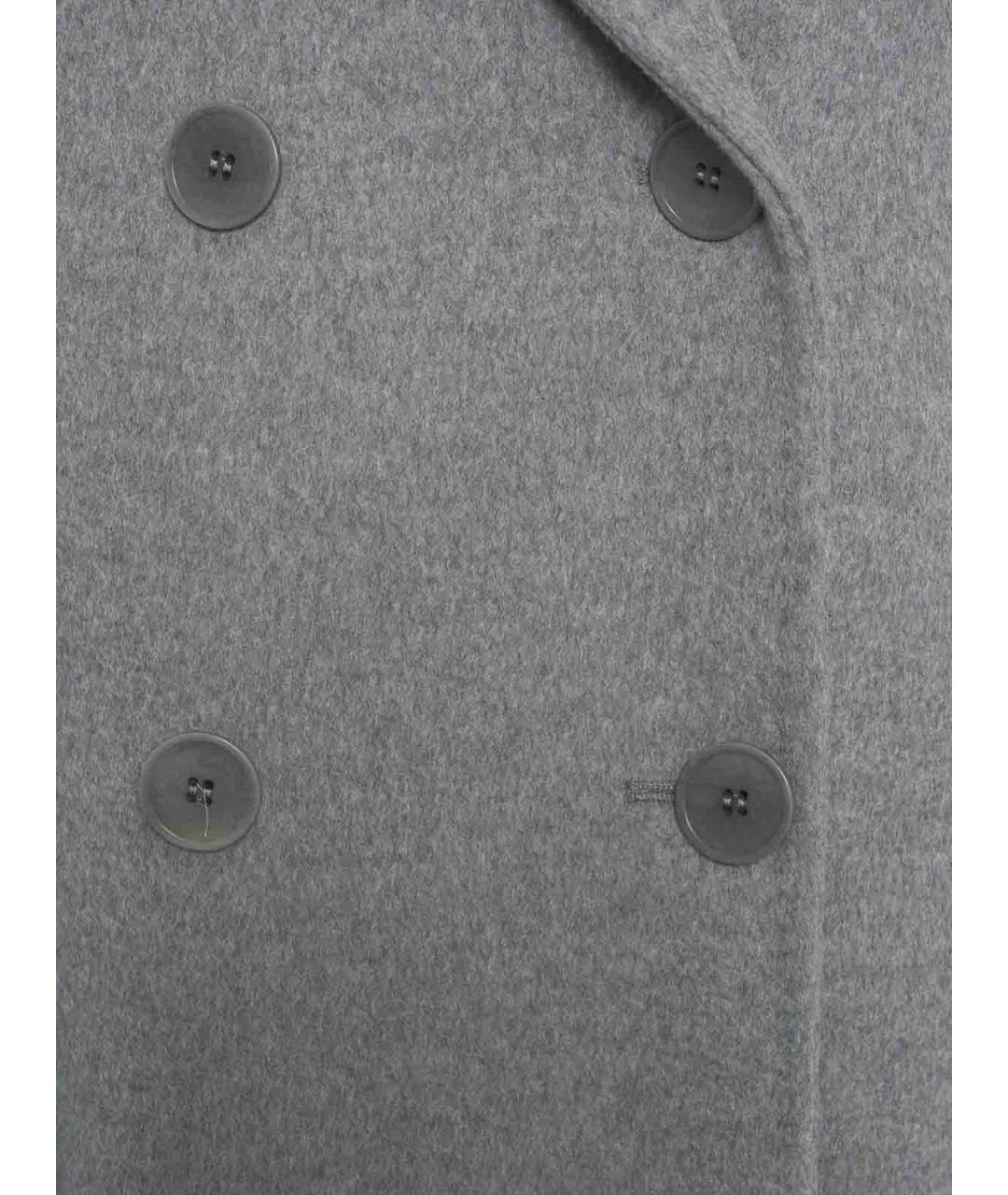 MAX MARA STUDIO Серая кожаная куртка, фото 4