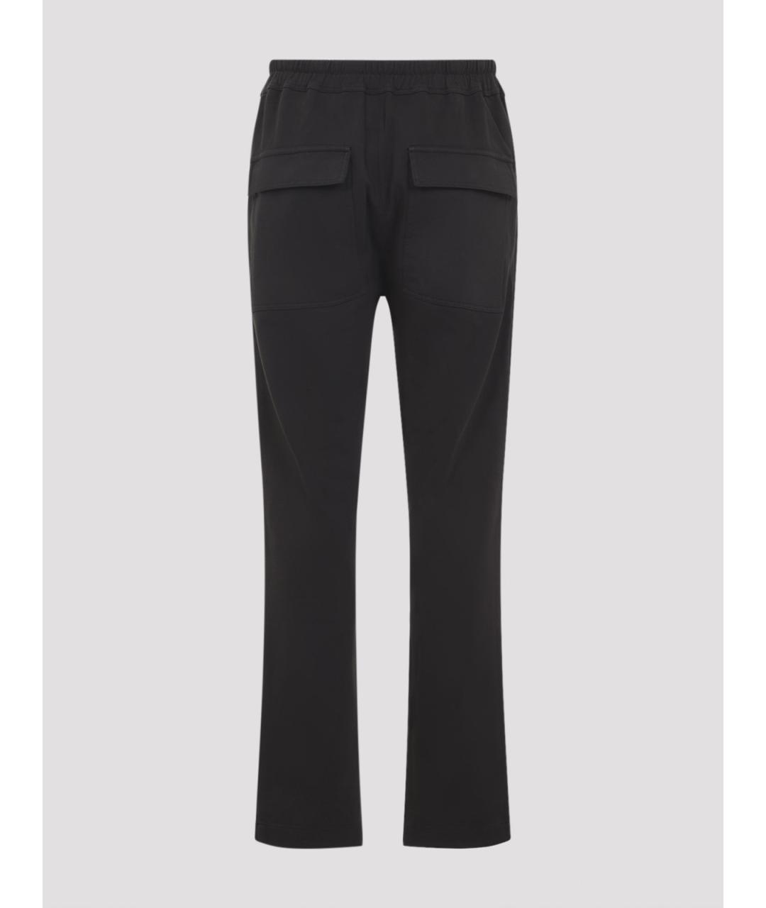 MONCLER Серые хлопковые повседневные брюки, фото 2