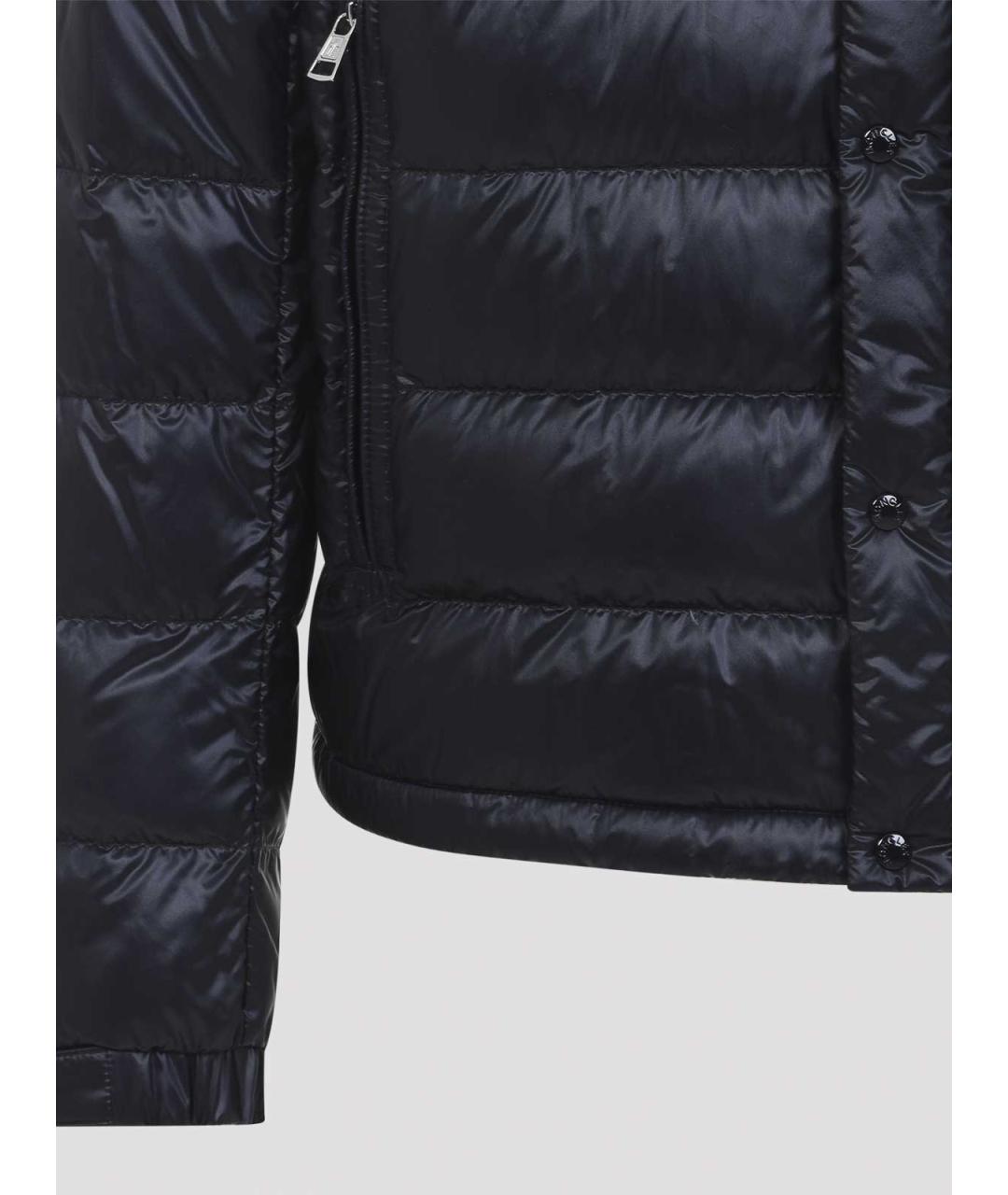 MONCLER Синяя полиамидовая куртка, фото 3