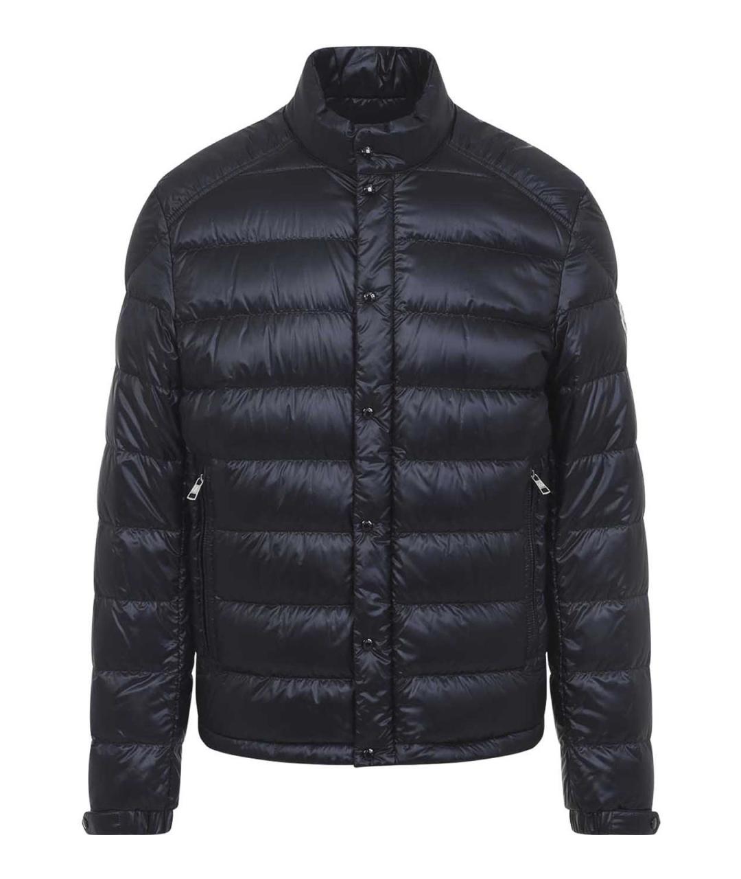 MONCLER Синяя полиамидовая куртка, фото 1