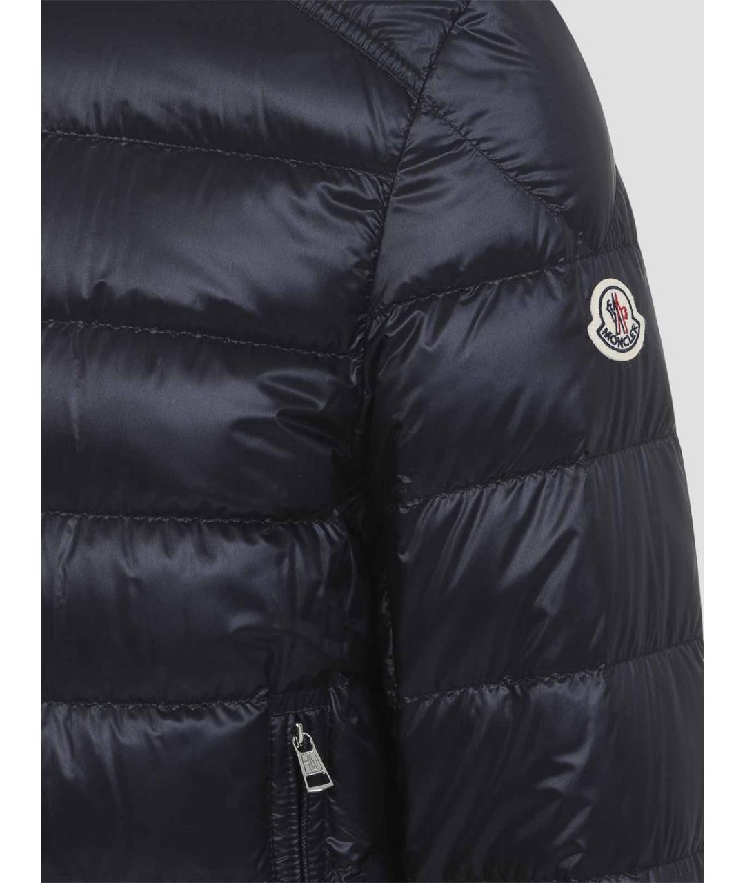 MONCLER Синяя полиамидовая куртка, фото 4
