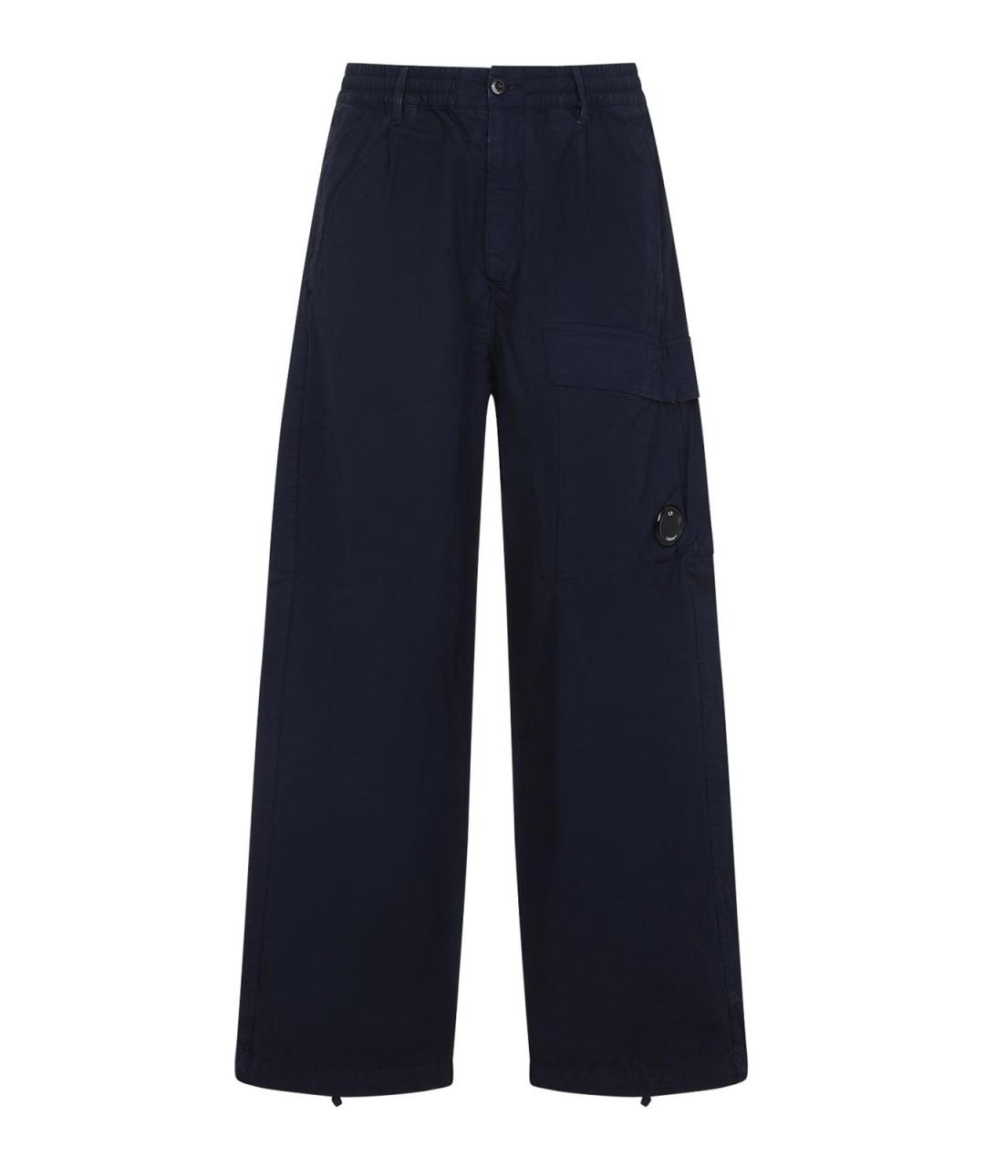 CP COMPANY Синие хлопковые повседневные брюки, фото 1
