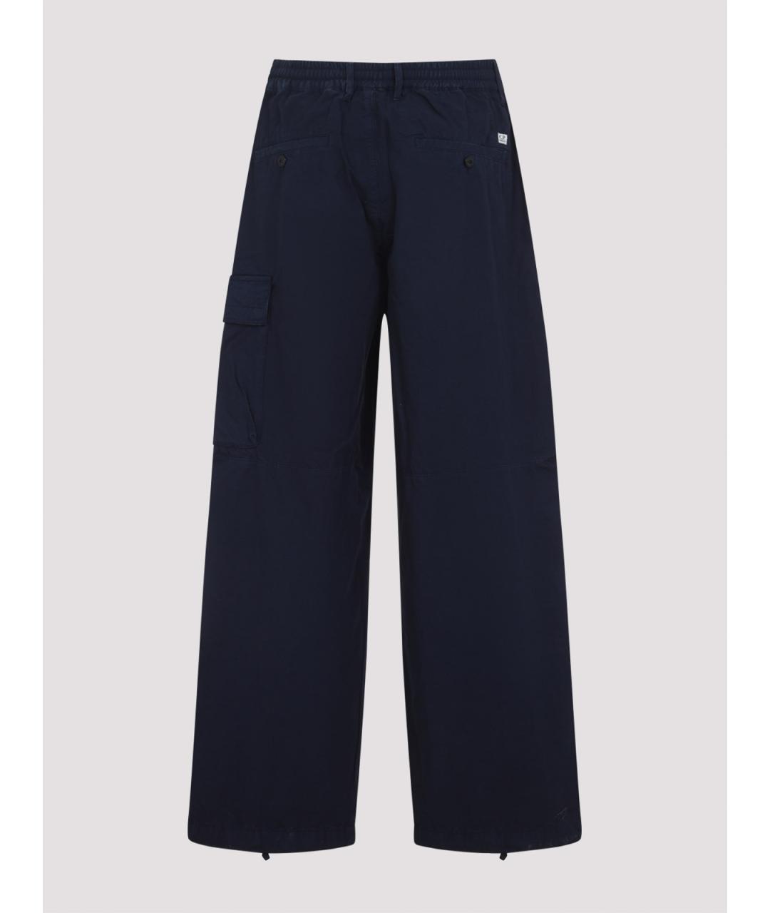 CP COMPANY Синие хлопковые повседневные брюки, фото 2