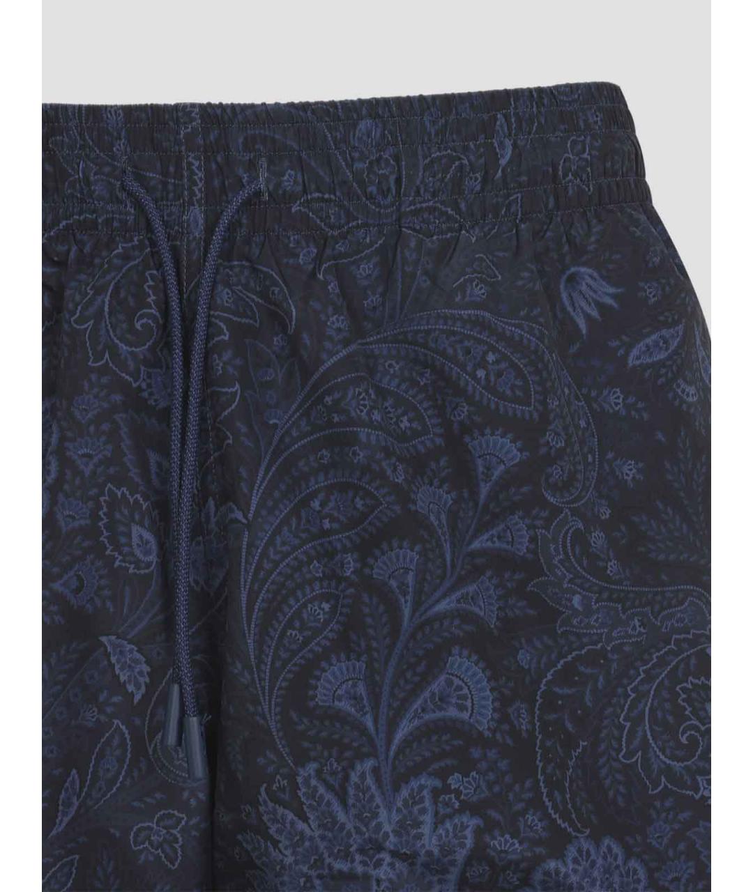ETRO Синие полиэстеровые шорты, фото 3