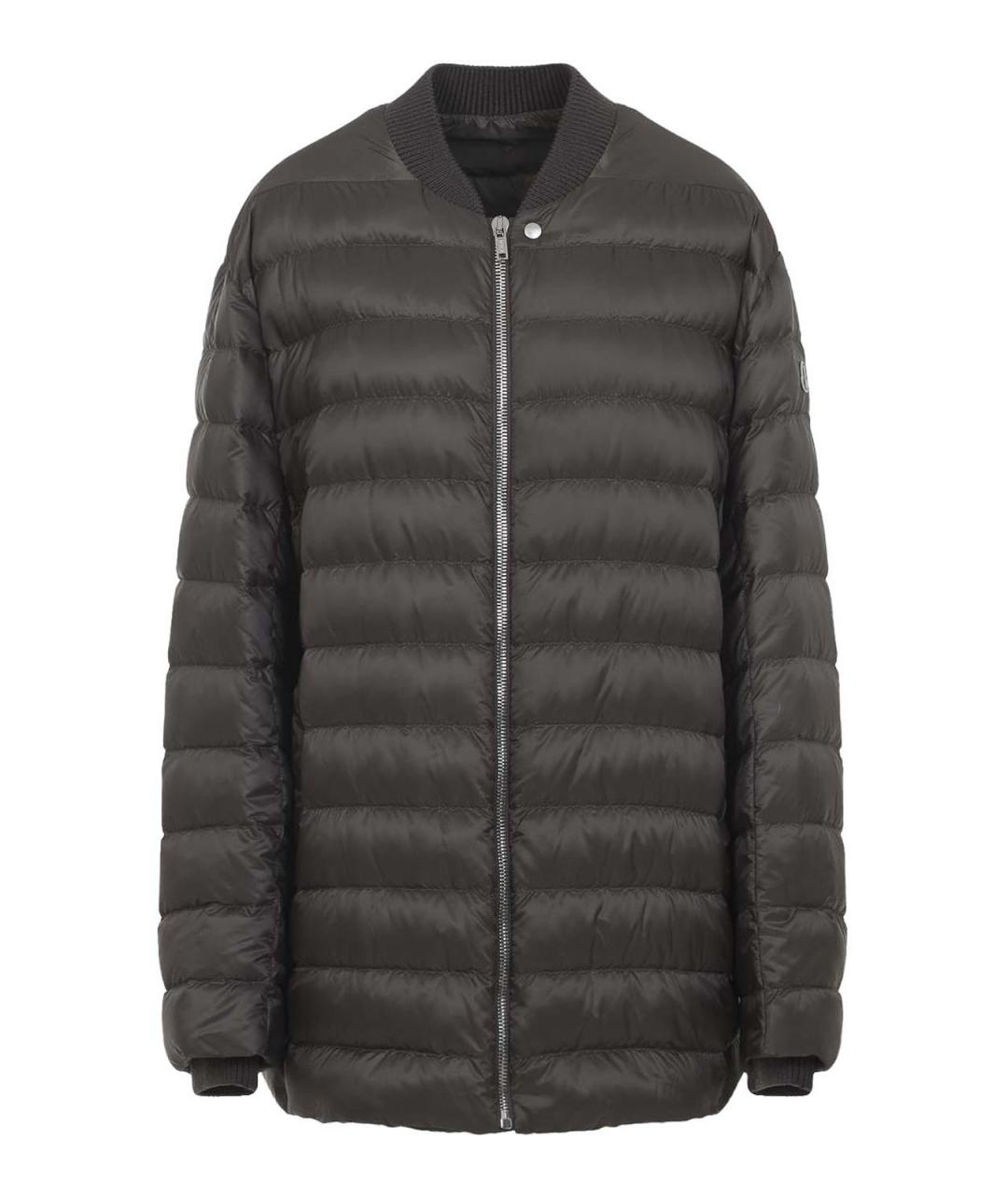 MONCLER Серая полиамидовая парка, фото 1