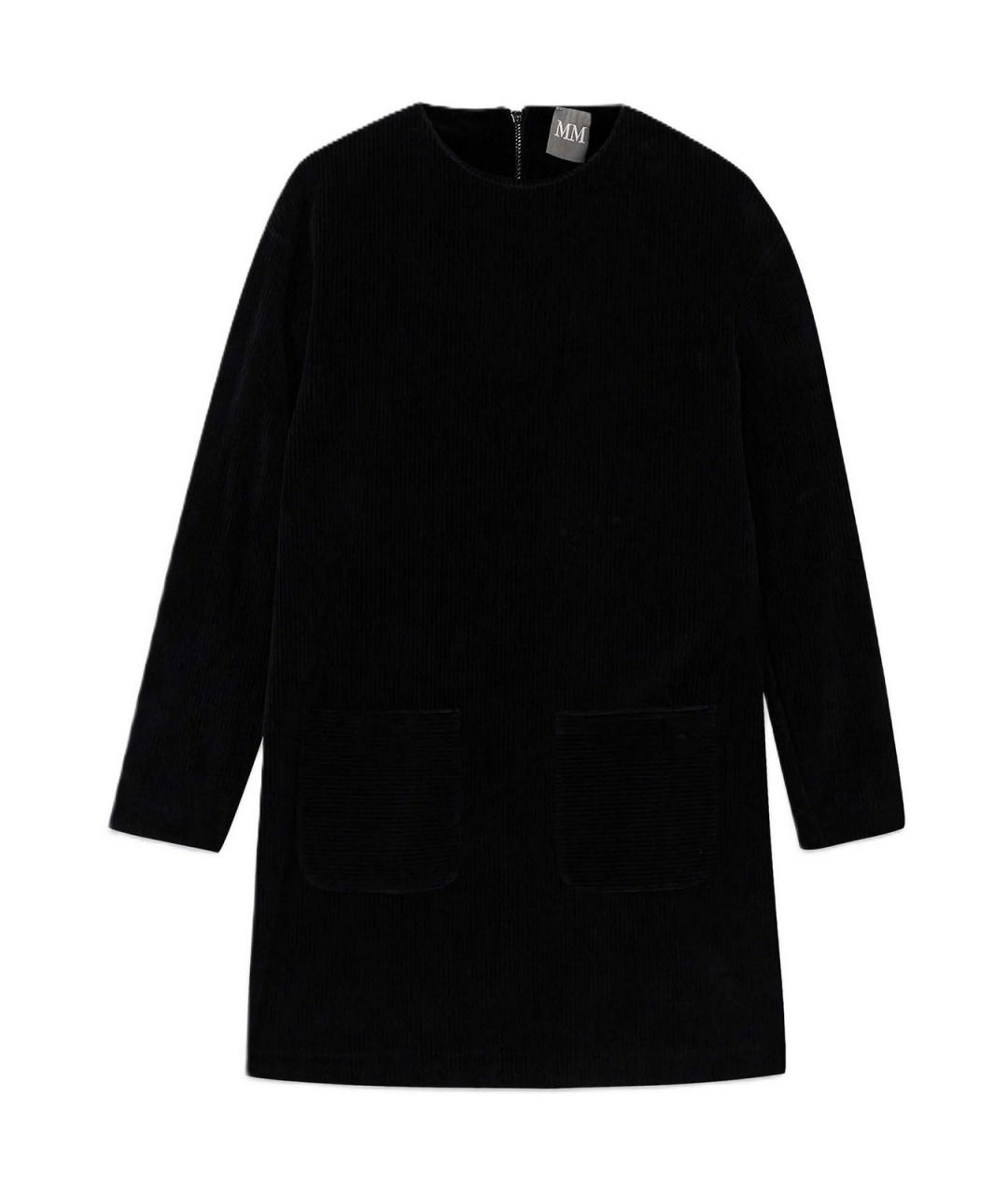 MAX MARA Черное полиэстеровое повседневное платье, фото 1