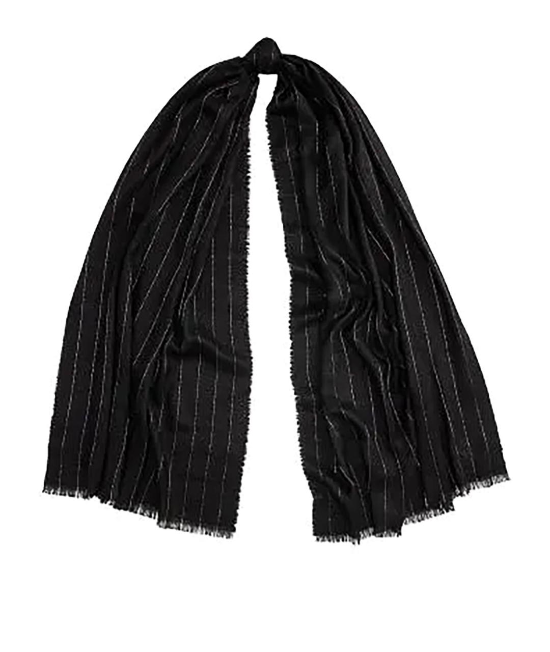 RALPH LAUREN Черный шарф, фото 1
