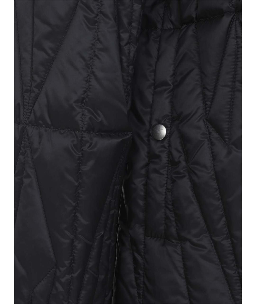 MONCLER Черная полиамидовая куртка, фото 4