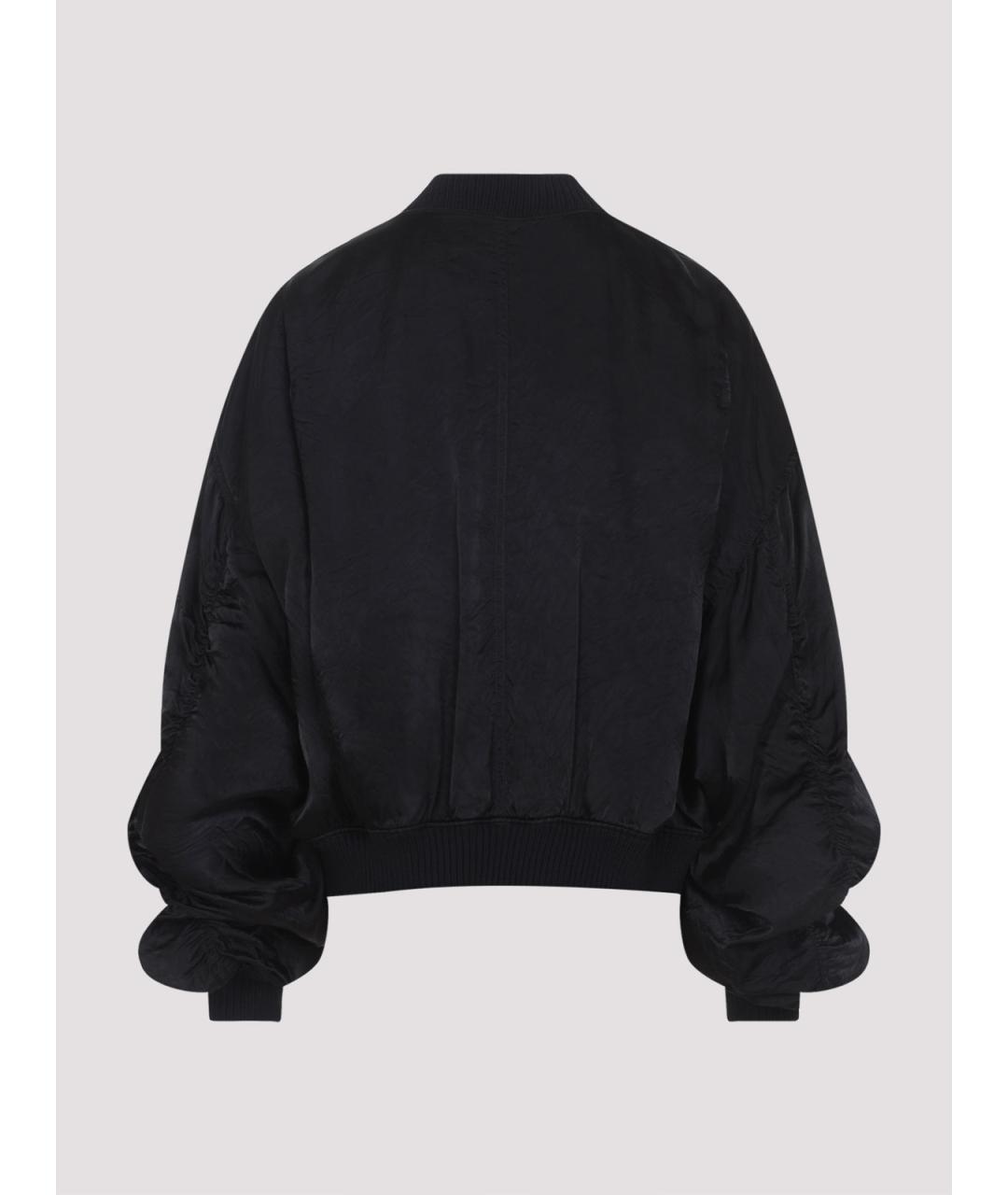 RICK OWENS Черная вискозная куртка, фото 2