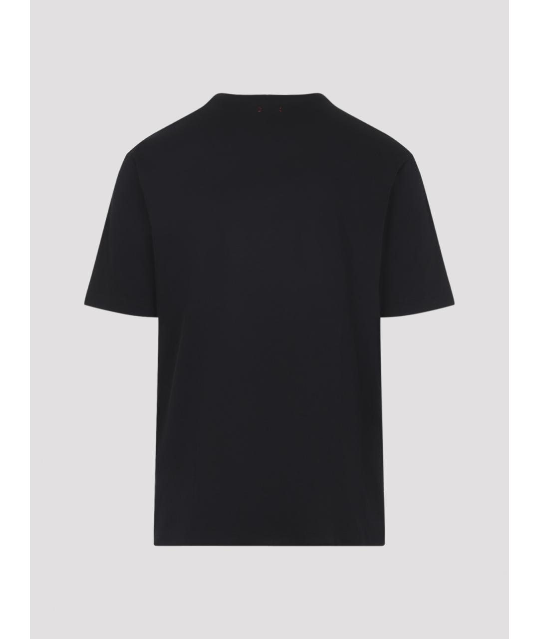 KITON Черная хлопковая футболка, фото 2