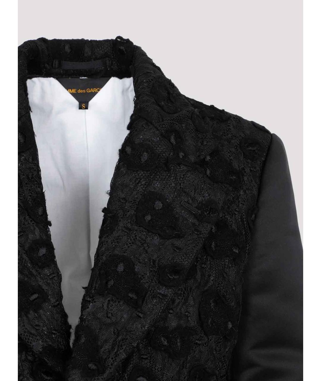 COMME DES GARÇONS Черная шерстяная куртка, фото 4