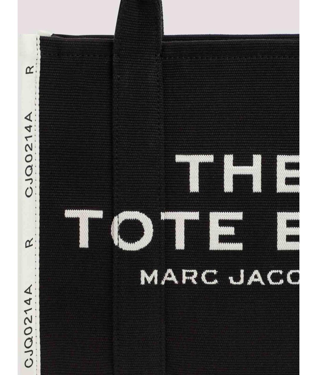 MARC JACOBS Черная хлопковая сумка тоут, фото 4